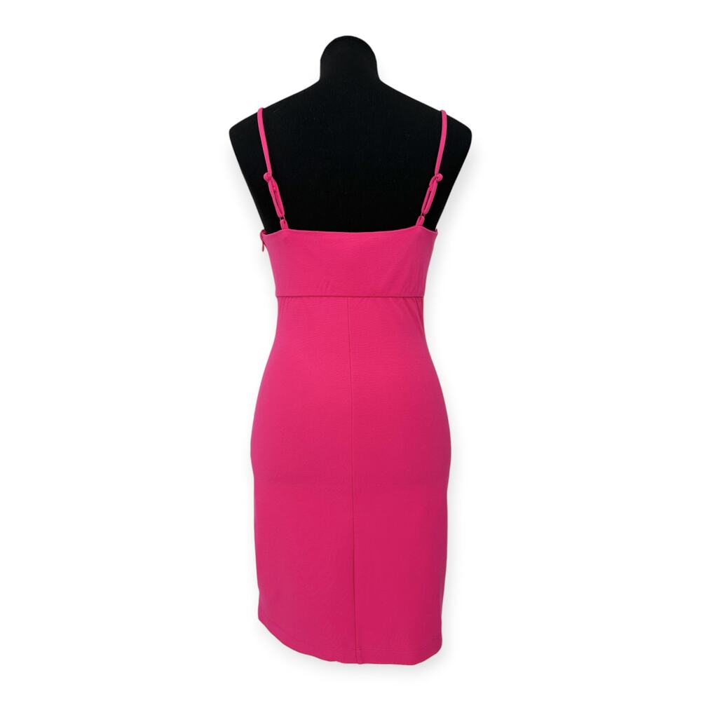 Socialite x Nordstrom | NWT | Small | Cutout Bodycon Mini Dress in Pink Peacock - Picture 7 of 9